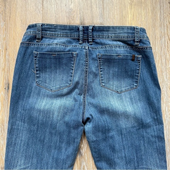 Foxy Jeans Blue Medium Wash Skinny Jeans - Size 27 - Picture 12 of 16